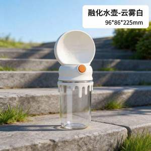 Compact Silicone Pet Outdoor Water <b>Bottle</b> 550ml Easy Carry Lanyard <b>Dog</b> Travel Cup - Product Image 1