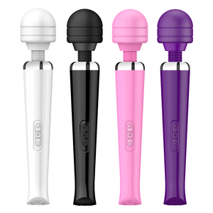 Precio barato de fábrica Potente estimulador de clítoris del punto G Carga USB enorme Vibrador AV Varita mágica Masajeador Juguete sexual para mujeres Consolador - Product Image 2