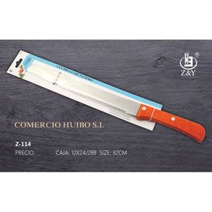 32cm Kitchen <b>Bread</b> <b>Knife</b> with Resin Handle Metal Material - Product Image 1