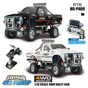 HG P409 1/10 4WD ARTR <span class=keywords><strong>RC</strong></span> Crawler Pickup Truck 3 vitesses, essieu à portiques, ESC 160A, <span class=keywords><strong>moteur</strong></span> <span class=keywords><strong>540</strong></span>, véhicule d'escalade à l'échelle - Product Image 2