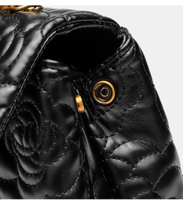 Bolso de Mano Chic, Regalo para Ella, Elegante Bolso Bandolera Pequeño con Correa Ajustable, Bolso de Hombro Bordado con Camelia para <span class=keywords><strong>Mujer</strong></span> - Product Image 6