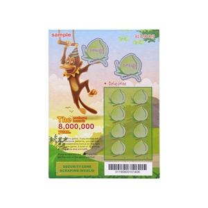 Custom Sample Winning Lottery <b>Tickets</b> Free Design Lucky Lotto Customized Size Content Bonus - Product Image 2