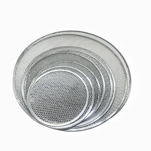 Chất lượng cao và bền nhôm bánh <span class=keywords><strong>Pizza</strong></span> sàng với đục lỗ bánh <span class=keywords><strong>pizza</strong></span> khay, được sử dụng để nướng bánh <span class=keywords><strong>Pizza</strong></span> công cụ - Product Image 3