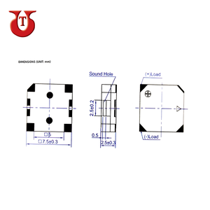 ราคาที่ดีที่สุดของการออกแบบใหม่การรับรองคุณภาพ7Mm SMD Buzzer แม่เหล็กและ Transducer - Product Image 2