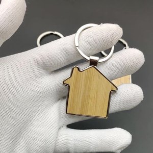 Bán Buôn Gỗ Khắc Laser Khoảng Trống Vòng Chìa Khóa Tùy Chỉnh Gỗ Móc Chìa Khóa Tự Làm Bằng Gỗ Móc Khóa Cho Quà Tặng Doanh Nghiệp - Product Image 3