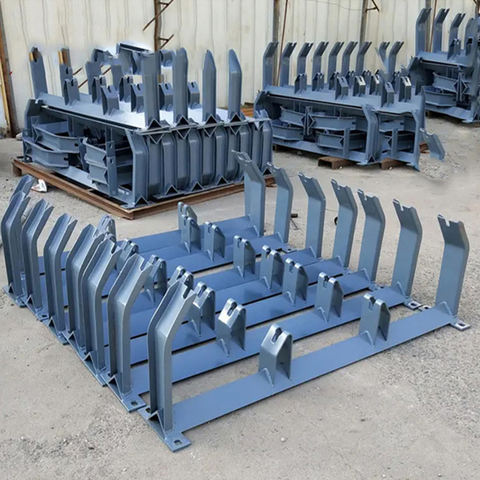 Heavy Duty Industrial Conveyor Roller Bracket High Anti-Slip Corrosion Resistance Steel Material for Retail Industries Rubber