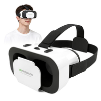 360 °   Lunettes de réalité virtuelle FOV View, distance des objets réglable, casque VR, expérience immersive, boîte virtuelle 3D pour films et jeux