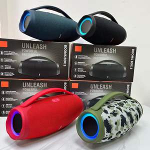 OEM 20pcs/ctn Super Boombox3 Haut-parleur LED 20W Bass Portable Sans Fil Sport Extérieur Haut-parleurs Puissants Cinéma à Domicile Fête Party Box - Product Image 1