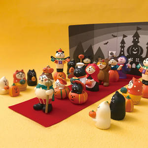 Serie de Halloween <span class=keywords><strong>del</strong></span> gato japonés ZAKKA: Accesorios fotográficos japoneses con temática linda, mini regalos de cumpleaños de resina y decoraciones para coche. - Product Image 1
