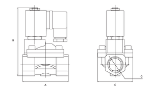 Válvula Solenoide de Dos Vías y Dos Posiciones Serie PU225, Válvula Solenoide de Acción Directa 24V 220V, Válvula Solenoide Normalmente Cerrada - Product Image 5