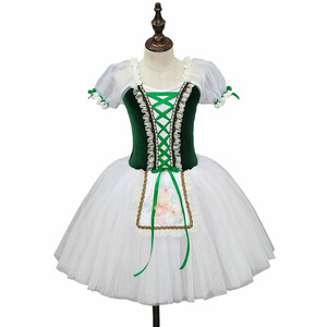 Traje <span class=keywords><strong>de</strong></span> <span class=keywords><strong>Ballet</strong></span> Clásico Giselle con Mangas Cortas Abullonadas para Adultos, Vestido <span class=keywords><strong>de</strong></span> <span class=keywords><strong>Ballet</strong></span> Largo para Mujer, Tutú Profesional, <span class=keywords><strong>Ropa</strong></span> <span class=keywords><strong>de</strong></span> <span class=keywords><strong>Ballet</strong></span> para Niñas - Product Image 4