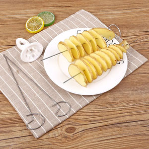 Manual Spiral Potato Cutter Creative Fruit Vegetable DIY <b>Kitchen</b> Slicer for <b>Tower</b> Whirlwind Potato Cut - Product Image 4