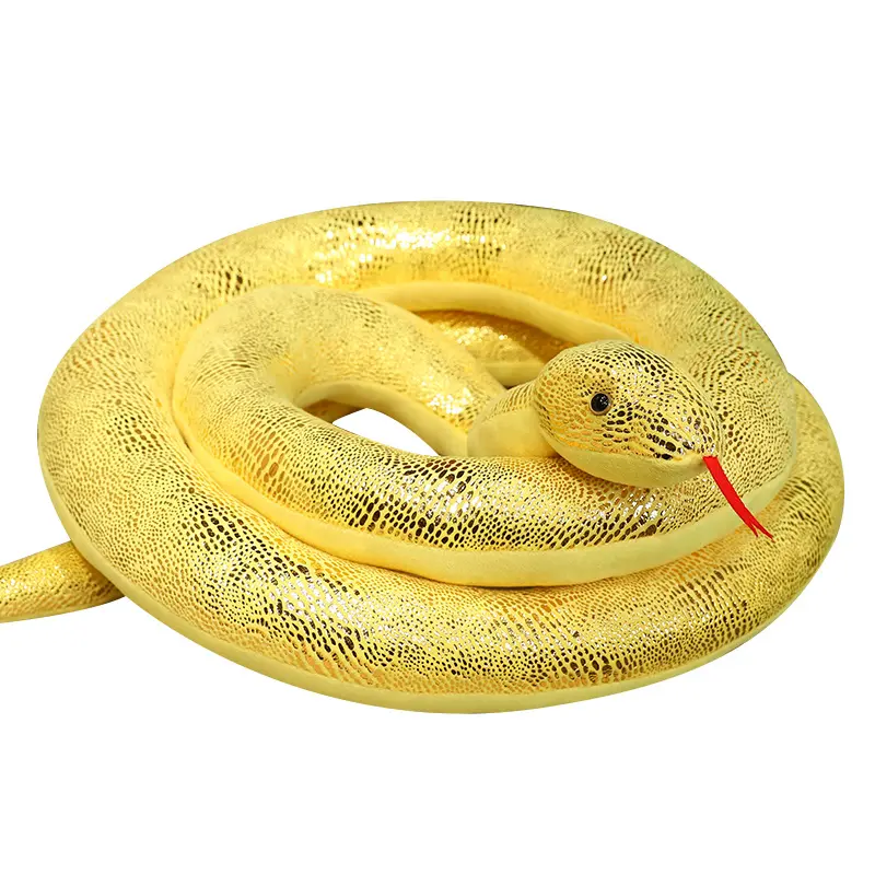 Realistic Lifelike Long Stuffed Plush Snakes Cobra Snake Plush Toy