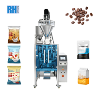 Machine d'emballage VFFS automatique à vis sans fin pour poudre de thé Matcha avec purge d'azote et scellage de sachets en aluminium