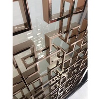 Écran métallique décoratif de 15 pouces, partition cnc découpé au laser, pour l'extérieur et le jardin
