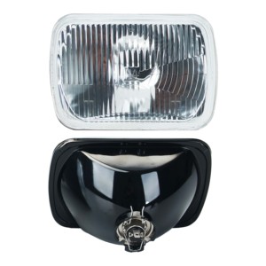 Phares personnalisés d'usine 6052/6054, nouveaux, carrés 5*7/6*7 pouces, lampe en métal noir, tension 12V, taille 7 pouces - Product Image 4