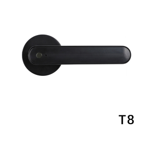 Poignée de porte intelligente Tuya FM-T8 avec sécurité intérieure, empreinte digitale biométrique, télécommande, sans clé 60/70, loquet simple, finition satinée - Product Image 1