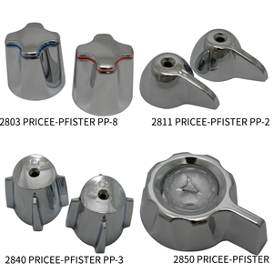 Raccords de robinet Lavabo Mélangeur Robinet Remplacements Zinc Moulage Chrome Plaqué Ga-9 Robinet Poignée À Vendre - Product Image 3