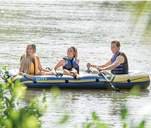 Juego de Bote Inflable Intex 68370 <span class=keywords><strong>Challenger</strong></span> 3, <span class=keywords><strong>Kayak</strong></span> Inflable, Bote para Campamento, Pesca, Plegable y Conveniente - Product Image 4