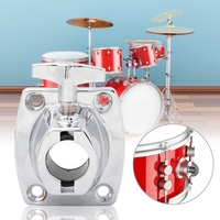 Zinc Alloy Drum Kit Holder Base Plate Cymbal Holder Clamp Percussion Instrument Parts