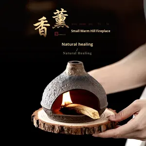 小暖山旭日设计陶瓷香炉鼠尾草薰衣草香炉装饰香炉 - Product Image 2