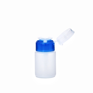 Dispensador de removedor de esmalte de uñas de 75ml y 180ml, botella de tónico desmaquillante de HDPE y PP con muelle, sin contacto. - Product Image 2