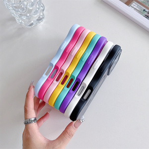 เคสโทรศัพท์แม่เหล็กแบบใหม่ ลายริ้วแบบด้าน สำหรับ iPhone 18 17 16 15 Pro Max  ฝาหลังใส  วัสดุ PC TPU  แบบด้านสีสันสดใส - Product Image 6