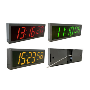 Đồng hồ múi giờ thế giới, 4 "x 6 chữ số, cấp nguồn qua ethernet, đồng bộ hóa máy chủ <span class=keywords><strong>NTP</strong></span>, đặt lại DST tự động - Product Image 3