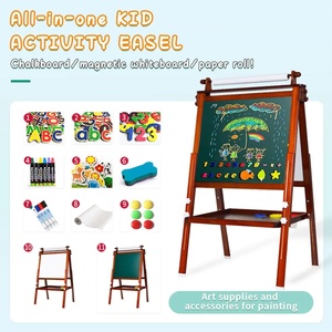ไม้ปรับสองด้านหลายฟังก์ชั่นแม่เหล็กไม้การศึกษากระดานวาดภาพของเล่น - Product Image 6