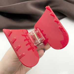 DOWELL 2025 Fête Or Fermeture Clip <span class=keywords><strong>Afro</strong></span> Acétate Amour Forme <span class=keywords><strong>Perle</strong></span> <span class=keywords><strong>Cheveux</strong></span> Griffe <span class=keywords><strong>Cheveux</strong></span> Accessoires - Product Image 4