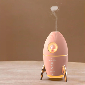 Sản phẩm mới tên lửa sứa tạo độ ẩm khuyếch tán khói siêu âm mát Mist xách tay mini H2O tạo độ ẩm với đèn LED - Product Image 4