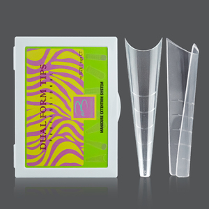 Juego de 240 <span class=keywords><strong>Uñas</strong></span> Postizas Transparentes en Caja, Moldes para <span class=keywords><strong>Uñas</strong></span> Francesas de Extensión Rápida, a la Moda - Product Image 3
