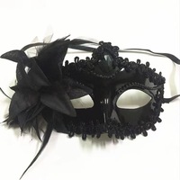 Masque de fête d'Halloween, accessoires de décoration, thème d'événement, masque de bal pour femmes, masque de maquillage pour bal
