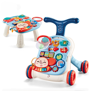 2025 bebés recién nacidos y niños pequeños aprenden a empujar el andador jugar mesa <span class=keywords><strong>de</strong></span> aprendizaje educativo temprano cochecito Musical infantil juguete - Product Image 1