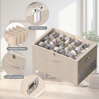Boîte de rangement pour chaussures rectangulaire, capacité de 18 paires, pliable avec couvercle transparent, étanche, séparateurs réglables, 60x40x30cm