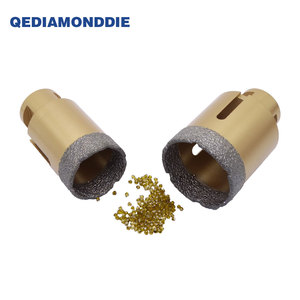 ดอกสว่านเพชรแบบบัดกรีสูญญากาศ10มม. ดอกสว่านเจาะแกนเพชรแบบแห้งสำหรับเซรามิก - Product Image 6