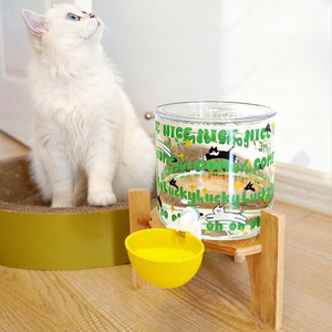 Distributeur d'eau pour <span class=keywords><strong>animaux</strong></span> de compagnie, distributeur d'eau automatique pour chat, grande capacité, sans prise, silencieux, seau en verre, pour usage domestique - Product Image 3