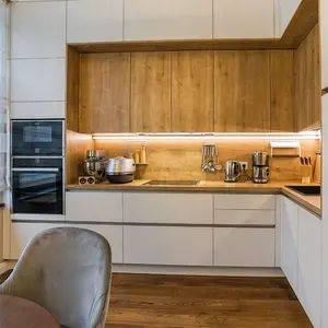 Kabinet dapur furnitur Modern, set lengkap kabinet dapur swakriya