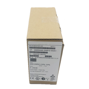 Nuevo Inversor de Frecuencia MICROMASTER 440 Original 6SE6440-2AB12-5AA1 - Product Image 3