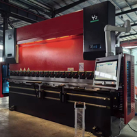 Prensa Plegadora Hidráulica CNC Colgar de Ahorro de Mano de Obra, Totalmente Automática, 220T 4000mm, 8+1 Ejes, Sistema DA69S, Cortadora de Metal