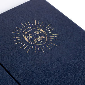 Porte-menu en cuir de luxe personnalisé OEM haut de gamme, à trois vues, avec porte-documents pour restaurant, bar, club - Product Image 4