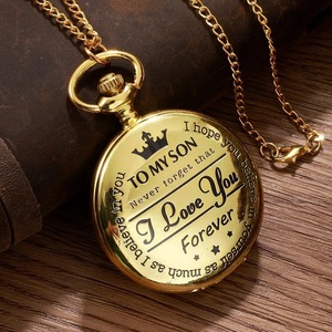 Orologio da tasca inciso per <span class=keywords><strong>mio</strong></span> <span class=keywords><strong>figlio</strong></span> Ti amo Miglior regalo Orologio da tasca al quarzo con catena Orologi da uomo Regalo di compleanno per <span class=keywords><strong>figlio</strong></span> Souvenir - Product Image 4