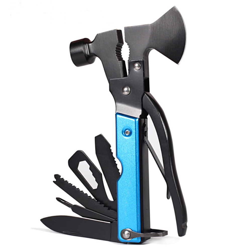 Black mini Safety tool Bottle Opener Multitool Survival Hammer