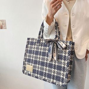 2023 New Fashion Designer Ladies Plover Case <b>Canvas</b> Oversized <b>Mini</b> Tote Handbag with Zipper Anti-Theft & Water Resistant - Product Image 3