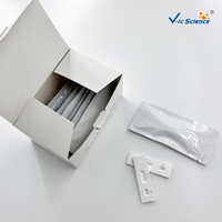 Kit de bandelettes de test d'aflatoxine B1 haute sensibilité pour la détection de mycotoxines, cassette de test en plastique, 20 tests/kit, dosage en 5-10 minutes pour céréales