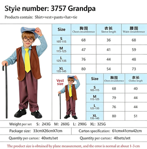 <span class=keywords><strong>Disfraz</strong></span> <span class=keywords><strong>de</strong></span> abuela a juego para la familia para el 100.º aniversario/Halloween con peluca, gafas, bastón y guantes - Paquete al por mayor para niños, mujeres y hombres - Product Image 3