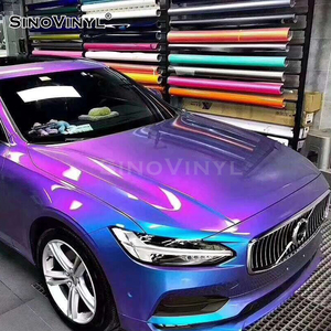 Nuova Pellicola Adesiva per Auto e Moto, Cambio Colore Cangiante Opaco e Lucido, Decorazione in PVC con Certificazione CE - Product Image 4
