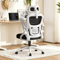 Chaise de bureau de luxe en maille intégrale blanche, robuste, 200 kg, personnalisée en usine