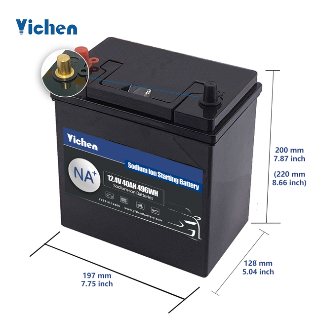 Innovative 12.4V 40Ah Sodium-ion Starting Cranking Battery 12V Na+ Ion Car Battery Auto Battery