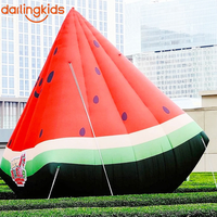 Ballon publicitaire gonflable géant en forme de pastèque, imperméable et durable, taille et couleur personnalisables